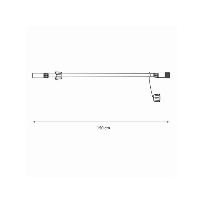 Кабель для гірлянди з колекції Party Goldlux 308702 IP44 чорний