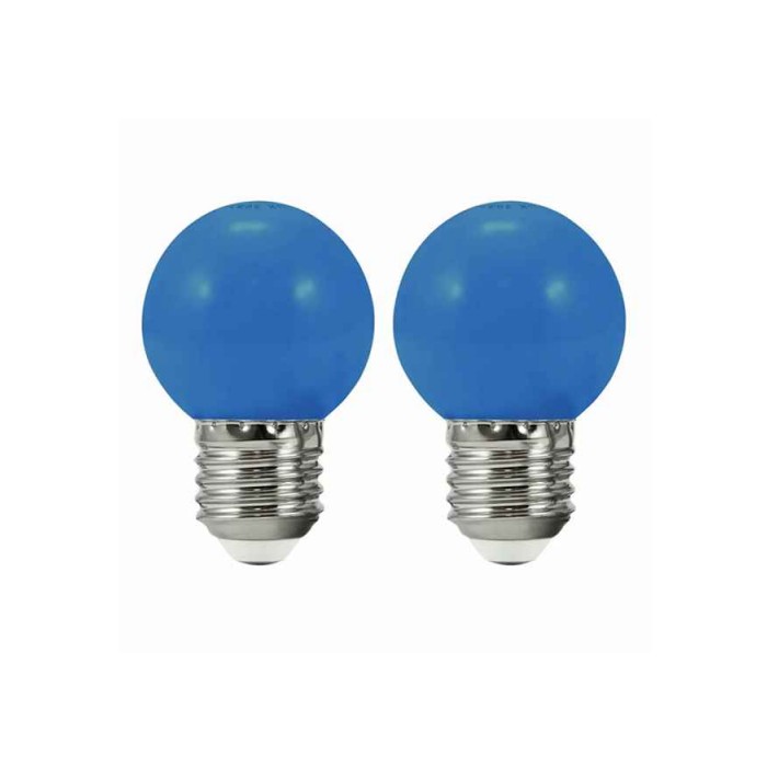 Світлодіодна лампочка для гірлянди з колекції Party Goldlux 308764 E27 2x0,5W 3000K 50Lm синя