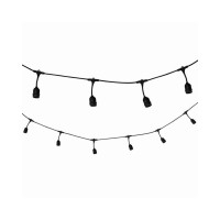 Основа к гирлянде из коллекции Party Goldlux 308788 E27 10x0,5W IP44 черная