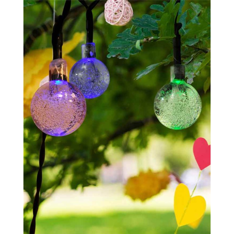 Гірлянда на сонячній батареї Goldlux 309150 Colorful Balls LED 20 IP44 кольорова