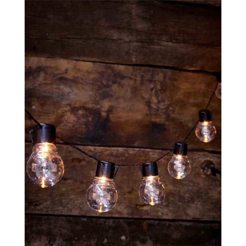 Гірлянда на сонячній батареї Goldlux 309273 Transparent LED 10 3000K IP44