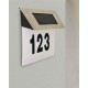 Уличный светильник на солнечной батарее Goldlux 309570 House Number LED 6500K IP44 серебристый