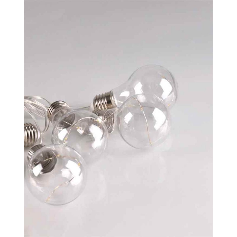 Гірлянда на батарейках Goldlux 312105 Smolder LED 10 2700K IP20 прозора