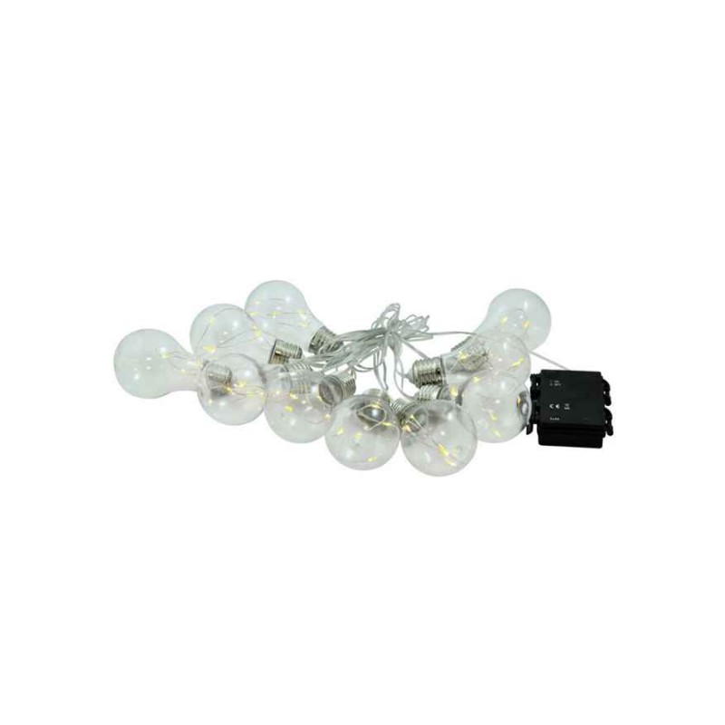 Гірлянда на батарейках Goldlux 312105 Smolder LED 10 2700K IP20 прозора