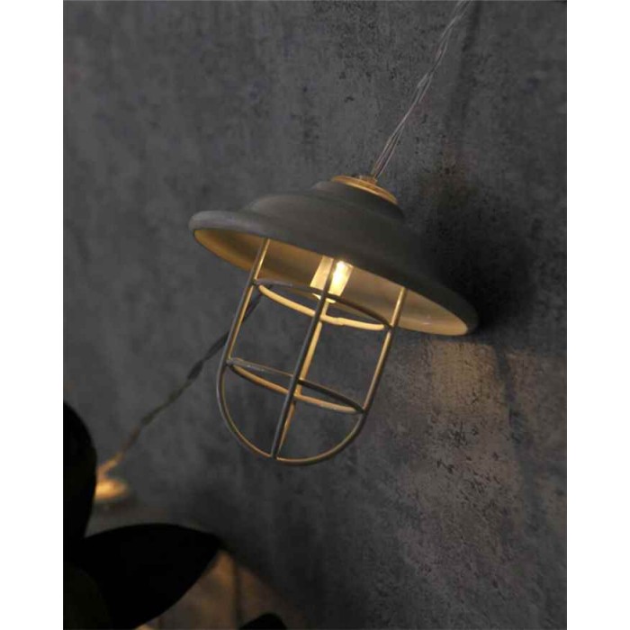 Гирлянда на батарейках Goldlux 312877 Loft LED 10 2700K IP20 белая
