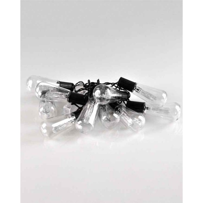 Гирлянда на батареи Goldlux 312884 Edison LED 10 3000K IP20 черная