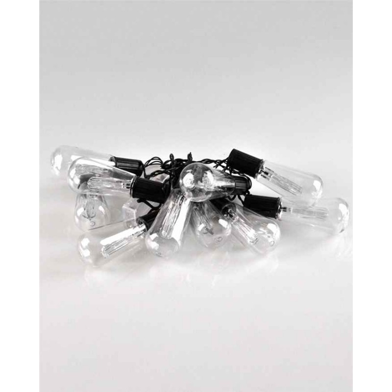 Гірлянда на батареї Goldlux 312884 Edison LED 10 3000K IP20 чорна