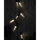 Гірлянда на батареї Goldlux 312884 Edison LED 10 3000K IP20 чорна