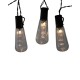 Гірлянда на батареї Goldlux 312884 Edison LED 10 3000K IP20 чорна