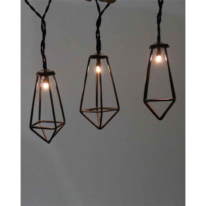 Гирлянда на батарейках Goldlux 312891 Alborg LED 10 2700K IP20 черная