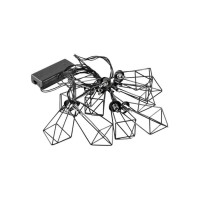 Гірлянда на батарейках Goldlux 312891 Alborg LED 10 2700K IP20 чорна Гірлянда на батарейках Goldlux 312891 Alborg LED 10 2700K IP20 чорна