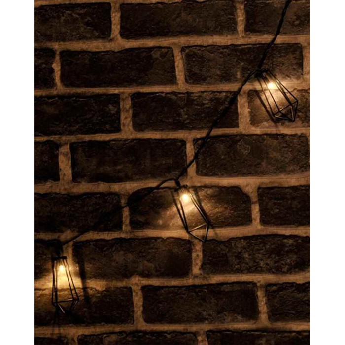 Гирлянда на батарейках Goldlux 312891 Alborg LED 10 2700K IP20 черная