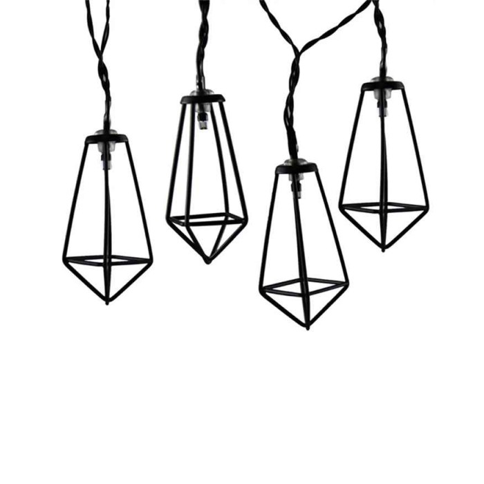 Гирлянда на батарейках Goldlux 312891 Alborg LED 10 2700K IP20 черная