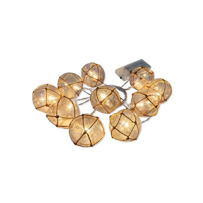 Гирлянда на батареи Goldlux 312938 Ahne LED 10 2700K IP20 прозрачная