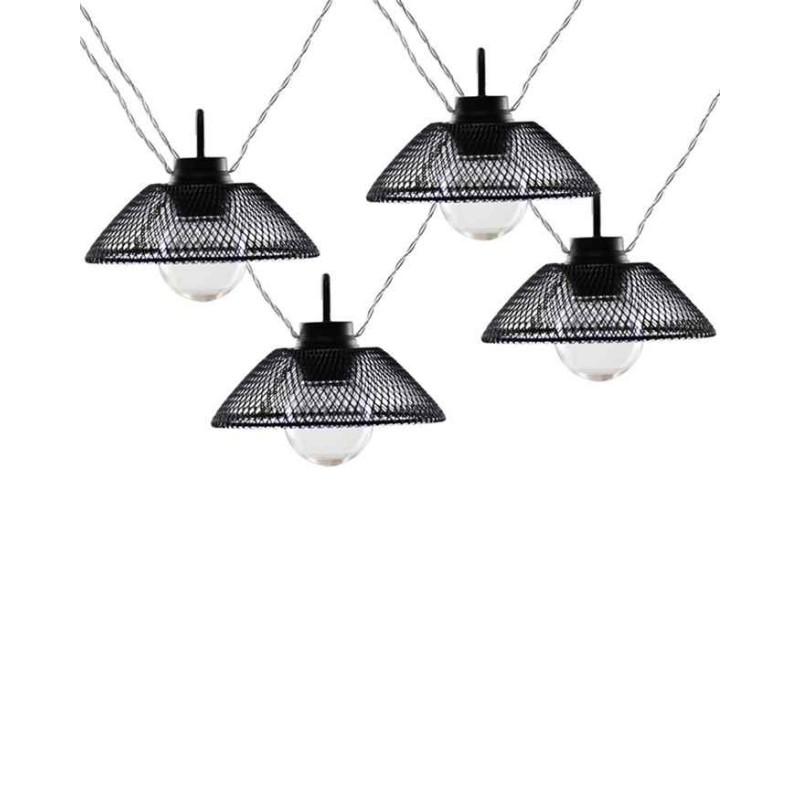 Гірлянда на батарейках Goldlux 312990 Astra LED 10 2700K IP20 чорна