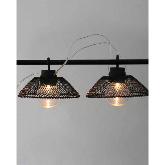 Гирлянда на батарейках Goldlux 312990 Astra LED 10 2700K IP20 черная