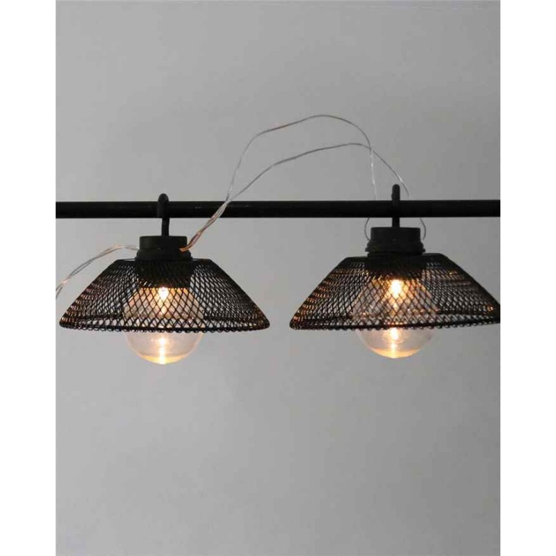 Гірлянда на батарейках Goldlux 312990 Astra LED 10 2700K IP20 чорна