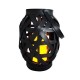 Вуличний світильник на сонячній батареї Goldlux 315168 Ande LED 3000K IP44 чорний