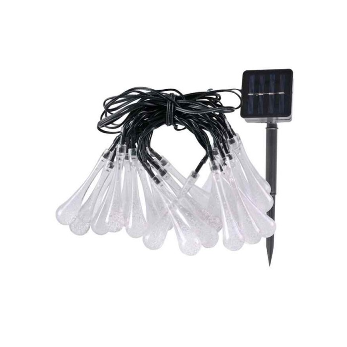 Гирлянда на солнечной батарее Goldlux 315250 Ice LED 30 6500K IP44