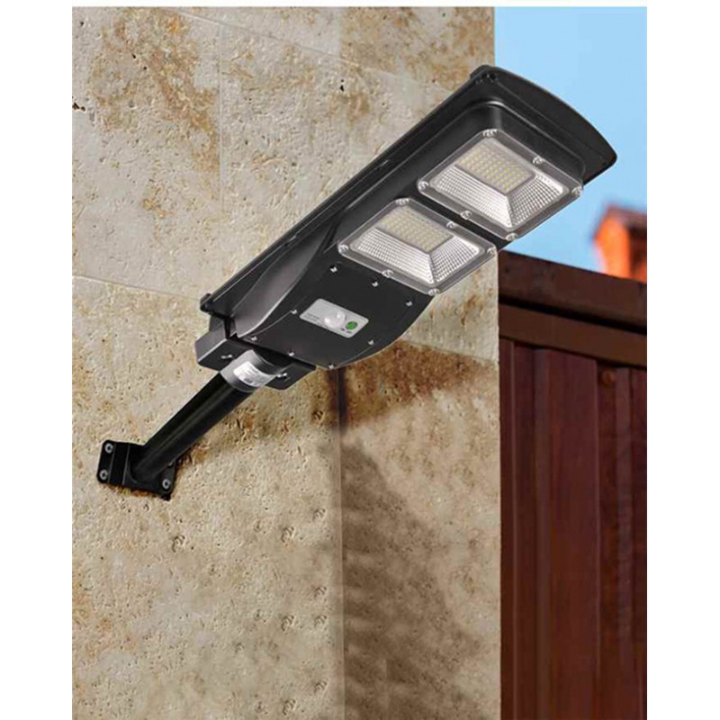 Вуличний світильник на сонячній батареї Goldlux 315502 Street LED 1x6W 6000K 650Lm IP65 чорний