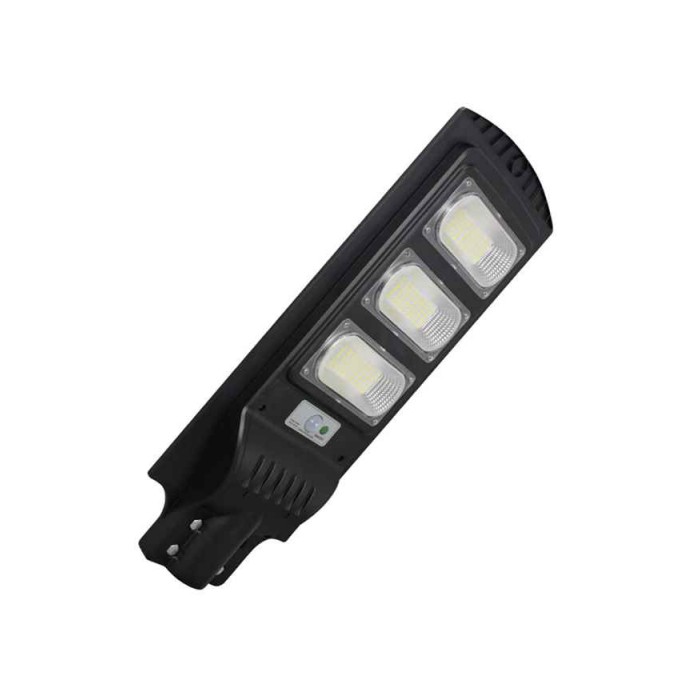 Вуличний світильник на сонячній батареї Goldlux 315519 Street LED 1x10W 6000K 1000Lm IP65 чорний