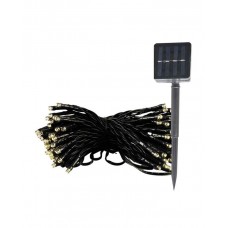 Гірлянда на сонячній батареї Goldlux 316745 Shine LED 200 3000K IP44 чорна