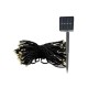 Гірлянда на сонячній батареї Goldlux 316745 Shine LED 200 3000K IP44 чорна