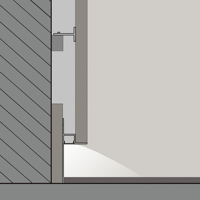 Профиль LTX PROFILE FLOOR, L2500mm, h99.5mm, w31.7mm (12.1032.25)