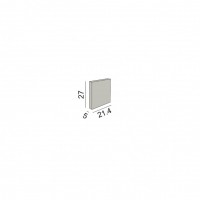 Комплект заглушок для PROFILE FLOOR IN, 2 шт (12.2127.EC)