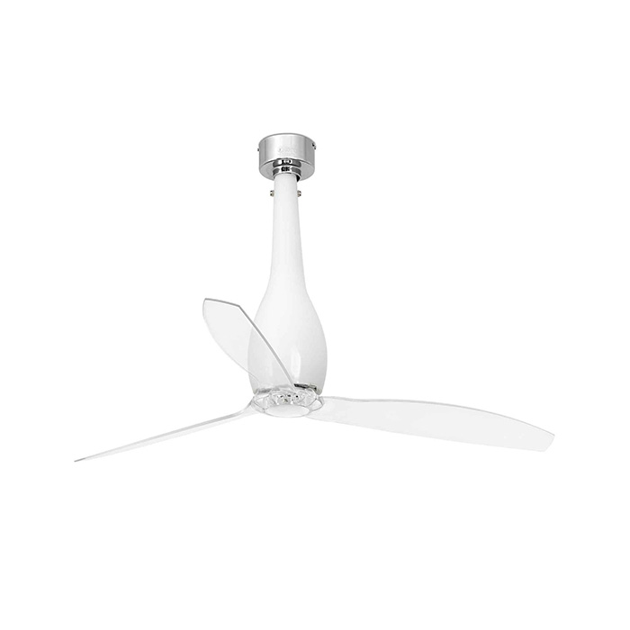 Стельовий вентилятор Faro 32000 ETERFAN M Shiny white/transparent fan with DC