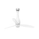 Люстра-вентилятор Faro 32000-9 ETERFAN M LED Shiny white/transparent fan DC, 16 Вт, 709 лм, 3000K