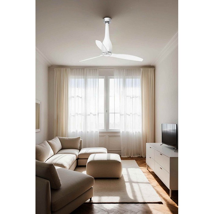 Стельовий вентилятор Faro 32000WW Eterfan 1280mm Bb Rillo Blades Transparent Wiz