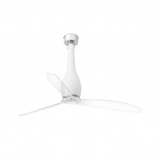 Потолочный вентилятор Faro 32001 ETERFAN Matt white/transparent fan with DC motor
