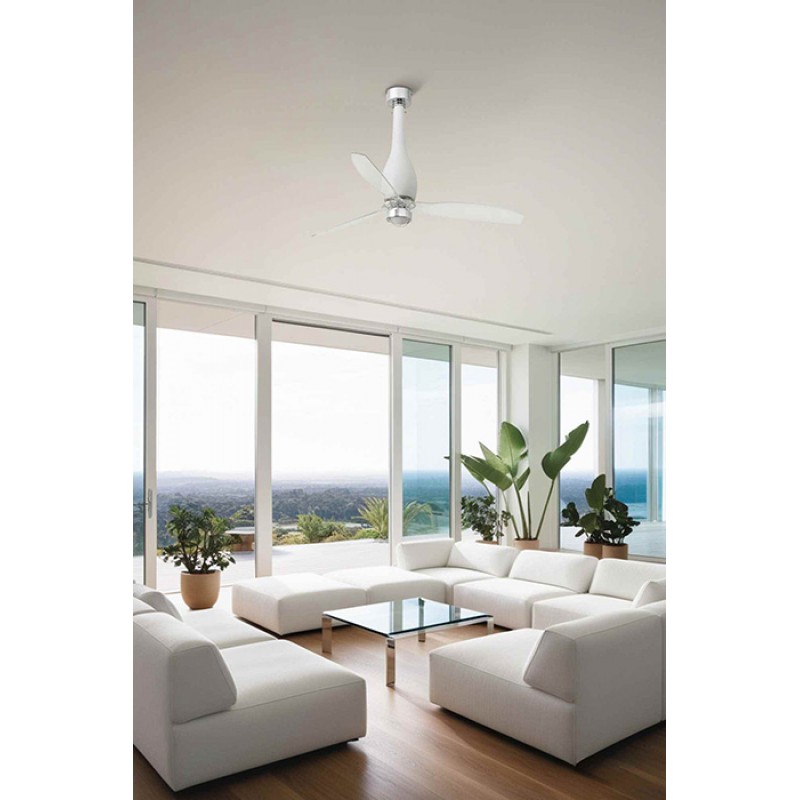 Люстра-вентилятор Faro 32001WW-9 Eterfan 1280mm Bm Blades Trans 17W 3000K Wiz, 17 Вт, 3000K