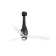 Люстра-вентилятор Faro 32003-10 ETERFAN M LED Matt black/transparent fan with DC motor, 16 Вт, 709 лм, 3000K
