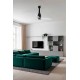 Люстра-вентилятор Faro 32003-10 ETERFAN M LED Matt black/transparent fan with DC motor, 16 Вт, 709 лм, 3000K