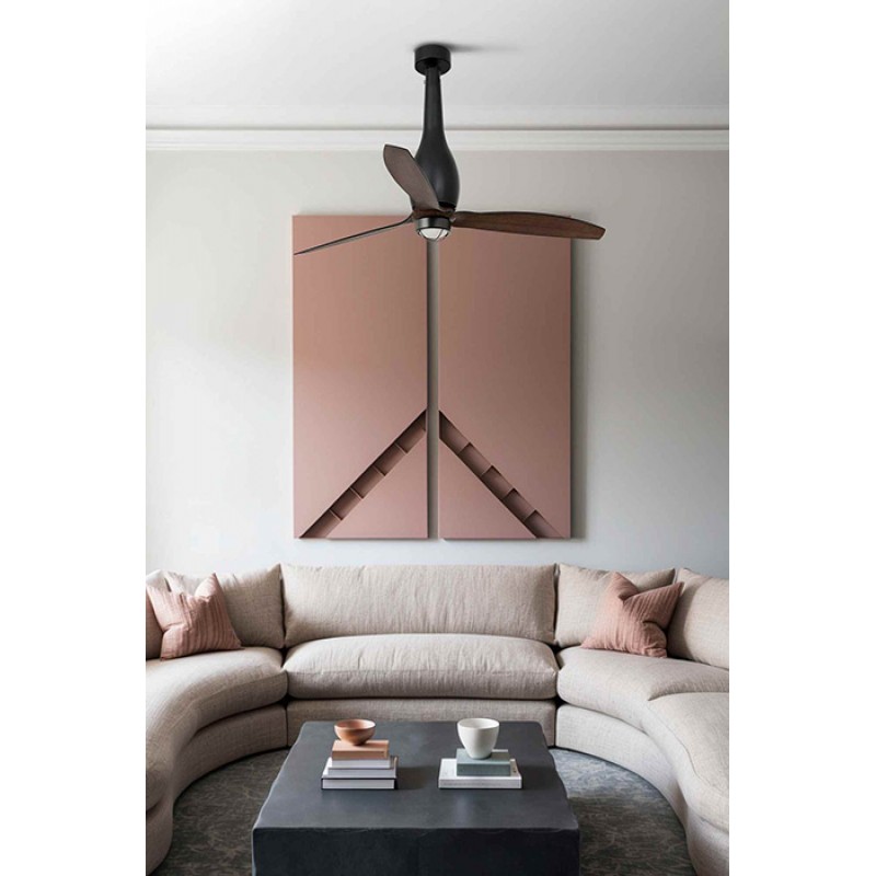 Люстра-вентилятор Faro 32004WW-10 Eterfan 1280mm Nm Blades Wood 17W 3000K Wiz, 17 Вт, 3000K