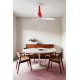 Люстра-вентилятор Faro 32005-9 ETERFAN M LED блестящий red/transparent fan with DC motor, 16 Вт, 709 лм, 3000K