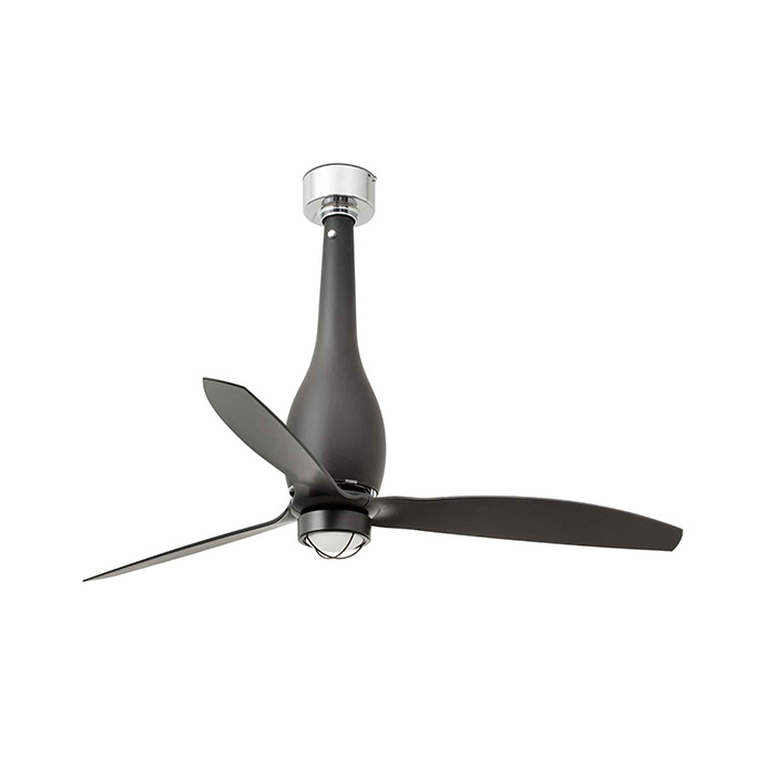 Люстра-вентилятор Faro 32006-10 ETERFAN M LED Matt black fan with DC motor, 16 Вт, 709 лм, 3000K