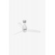 Люстра-вентилятор Faro 32020-9 MINI ETERFAN M LED Shiny white/transparent fan with DC motor, 16 Вт, 709 лм, 3000K