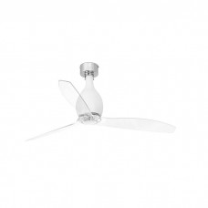 Потолочный вентилятор Faro 32025 MINI ETERFAN M Matt white/transparent fan with DC motor