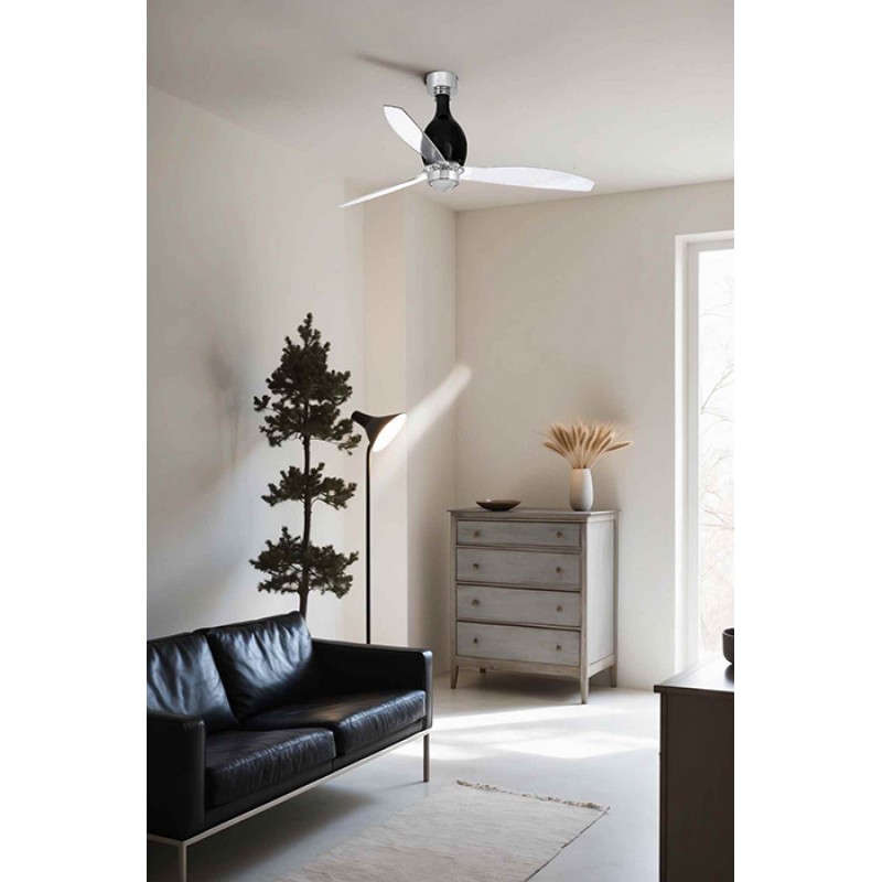 Люстра-вентилятор Faro 32027WW-10 Mini Eterfan 1280mm Nm Blades Trans 17W 3000K Wiz, 17 Вт, 3000K