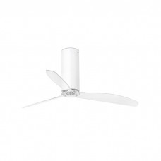 Потолочный вентилятор Faro 32034 TUBE FAN Matt white/transparent fan with DC motor