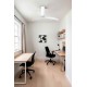 Потолочный вентилятор Faro 32034 TUBE FAN Matt white/transparent fan with DC motor