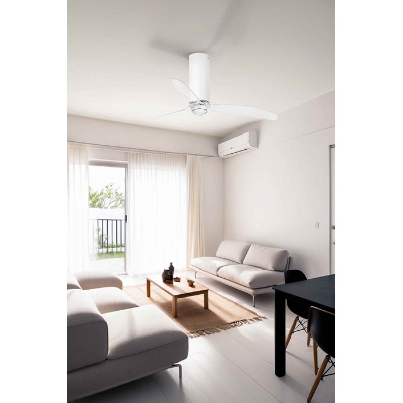 Люстра-вентилятор Faro 32034WW-9 Tube Fan 1280mm Bm 3 Blades 17W 3000K Wiz