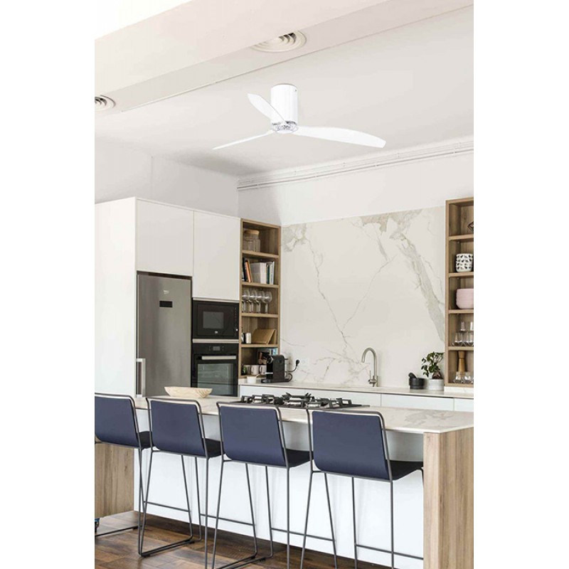 Потолочный вентилятор Faro 32038WW Mini Tube Fan 1280mm White Brightness 3 Blades Wi