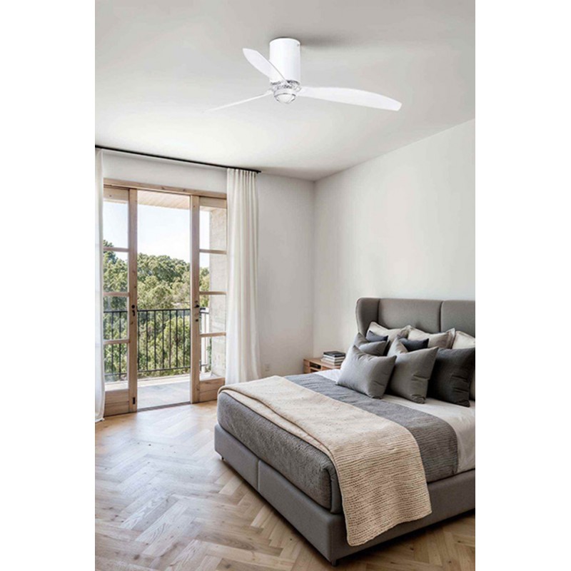 Люстра-вентилятор Faro 32039WW-9 Mini Tube Fan 1280 White Mat 3P 17W 3000K Wiz
