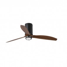 Люстра-вентилятор Faro 32042-10 MINI TUBE FAN M LED Matt Black/Wood DC Motor, 16 Вт, 709 лм, 3000K