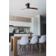 Люстра-вентилятор Faro 32042WW-10 Mini Tube Fan 1280mm Nm Blades Mad 17W 3000K Wiz