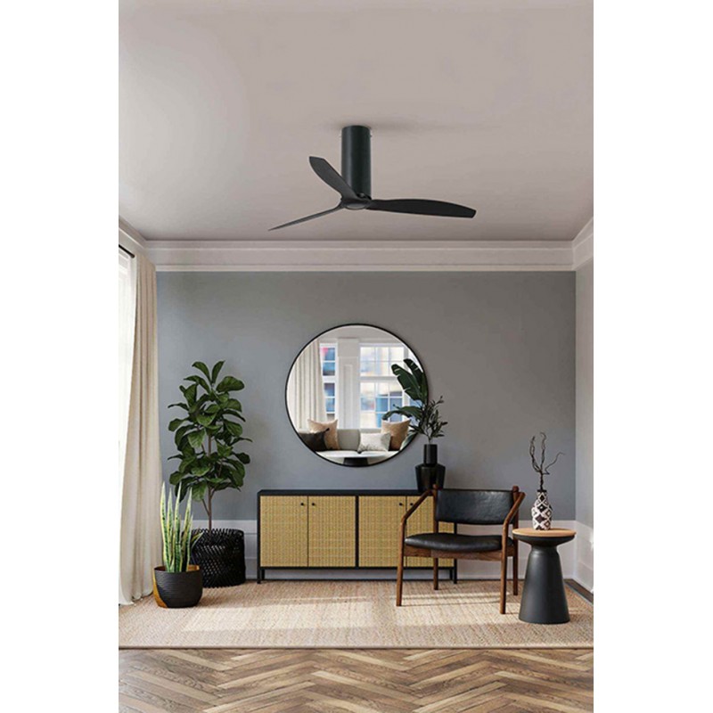 Потолочный вентилятор Faro 32060 TUBE FAN Matt black fan with DC motor